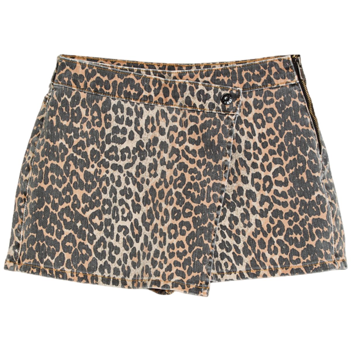 Girls Leopard Print Skirt
