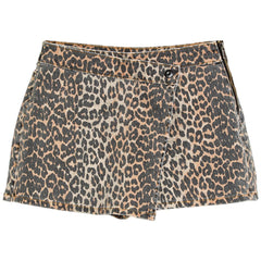 Girls Leopard Print Skirt