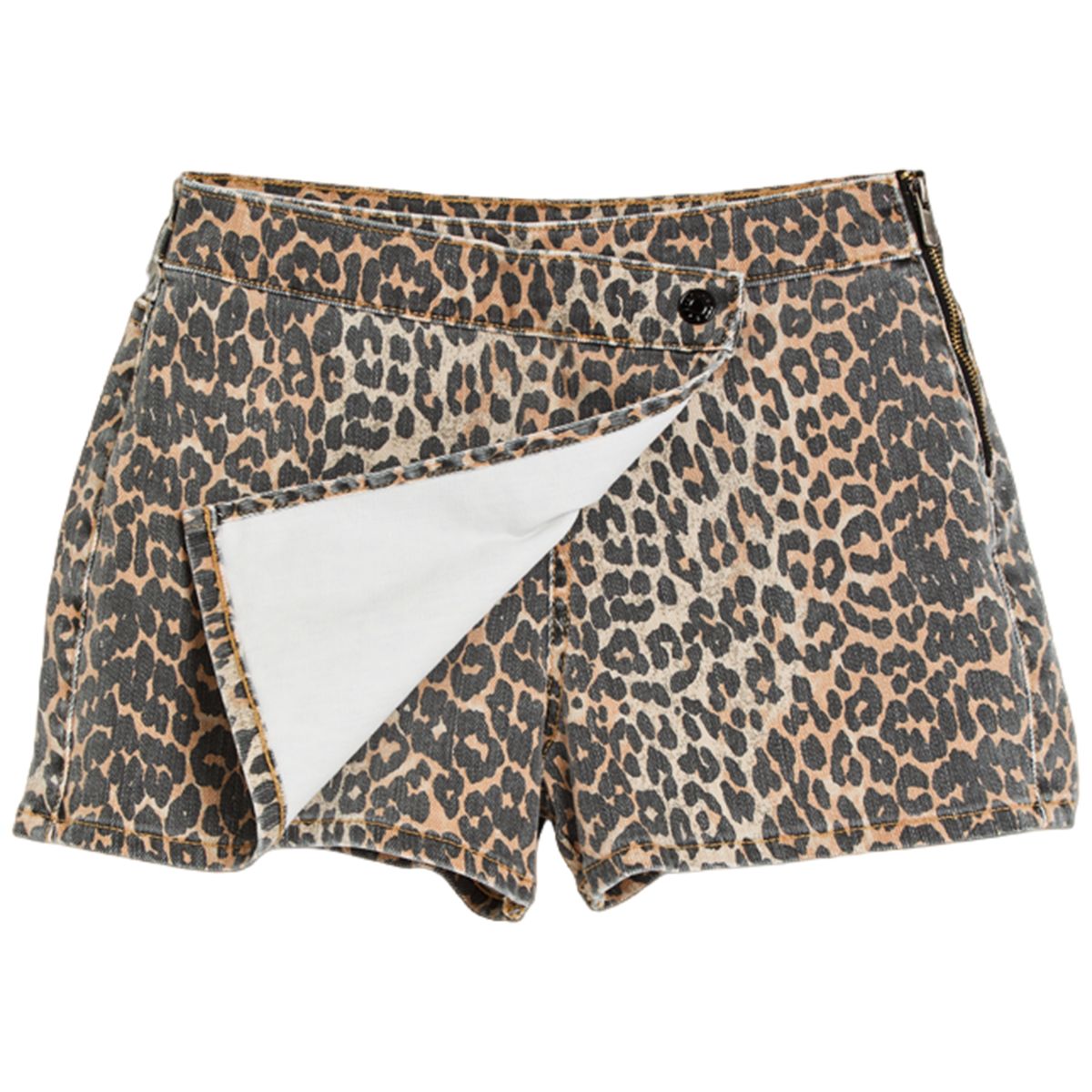 Girls Leopard Print Skirt