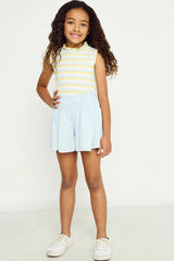Girls Smocked Waist Soft Short