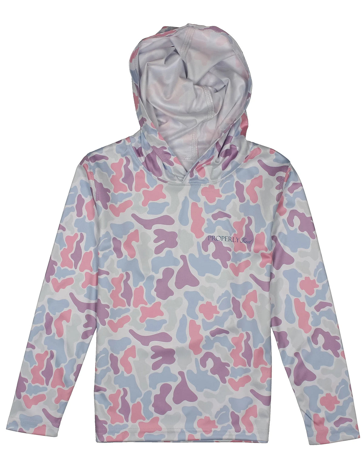 Girls Sportsman Performance Hoodie Cotton Candy Camo