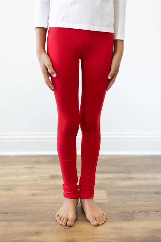 Girls Solid Leggings