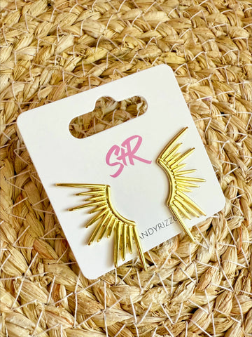 Gold Hot Girl Stud