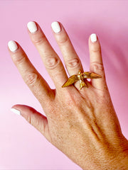 Golden Bird Ring