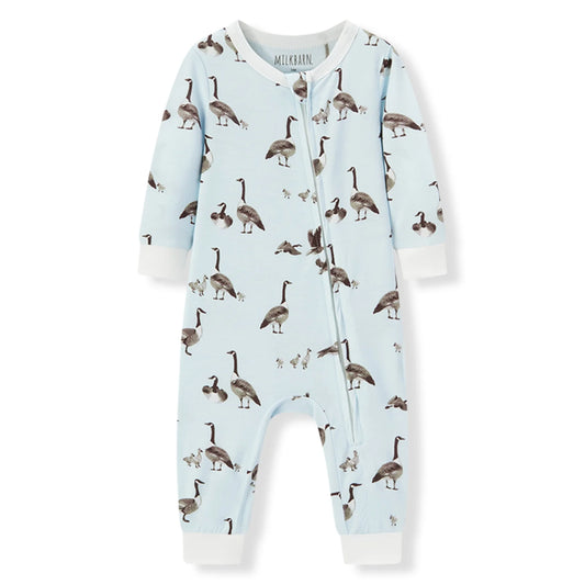 Goose Luxe Stretch Zipper Pajama