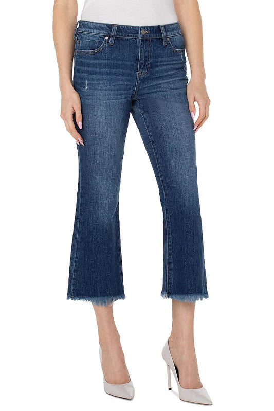 Hannah Cropped Flare Jean