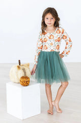 Girls Harvest Florals Tutu Dress