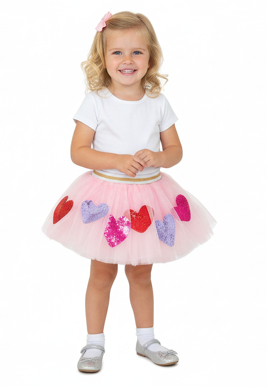 Heart Sequin Tutu