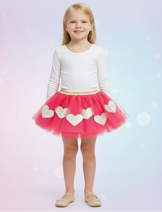 Heart Sequin Tutu