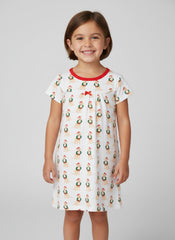 Holiday Dogs Bamboo Night Gown