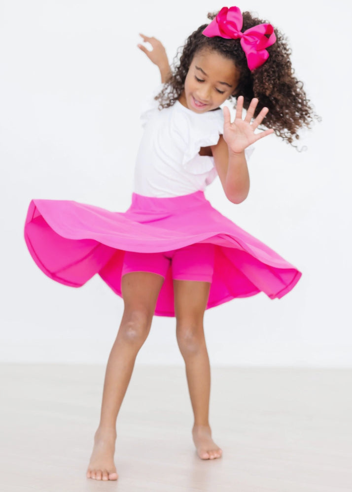 Hot Pink Twirl Skort