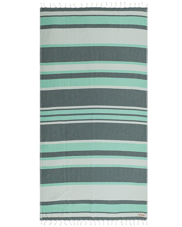 Jade Dobby Stripe Towel