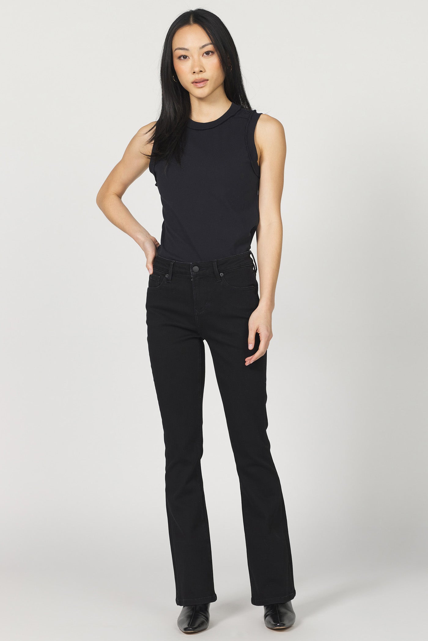 Jaxtyn Mid Rise Bootcut Denim