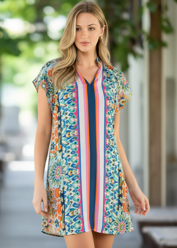 THML Jules Pop Shift Dress