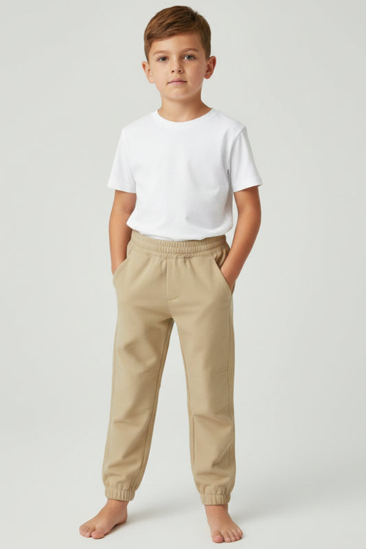 Boys Court Jogger Khaki