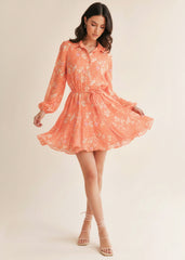 Manderin Floral Escape Dress