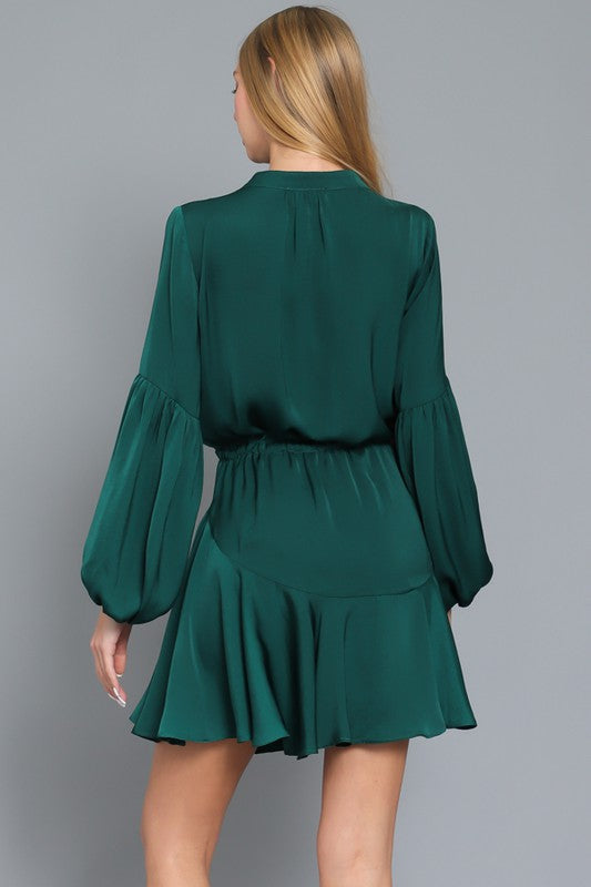 Life's A Party Satin Dress