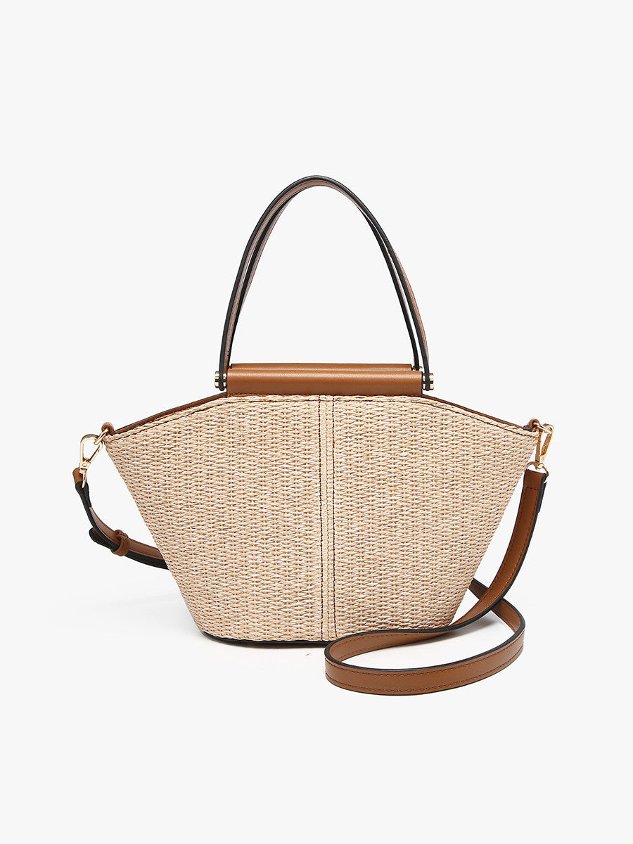 Raelynn Small Straw Tote
