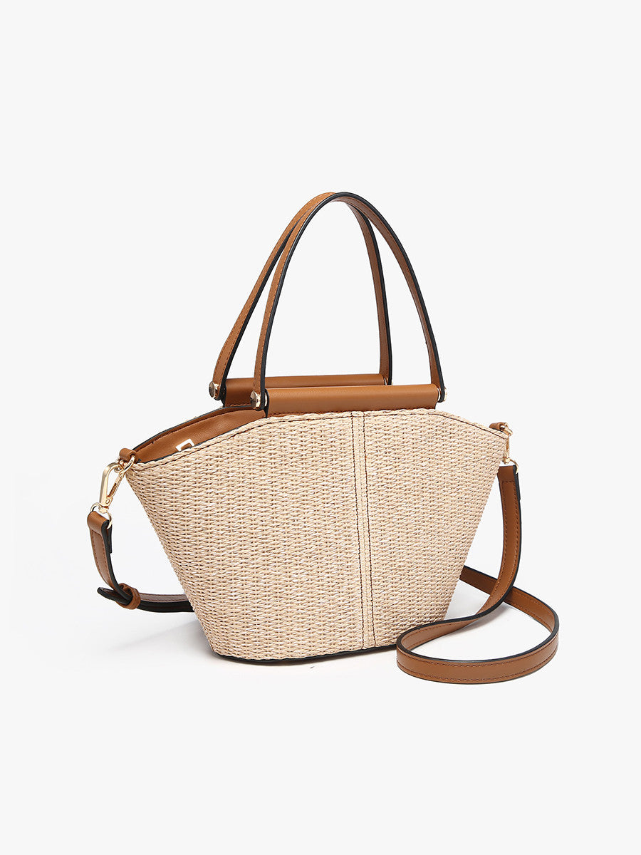 Raelynn Small Straw Tote
