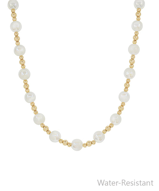 Magnetic Bead & CCB Ball Necklace