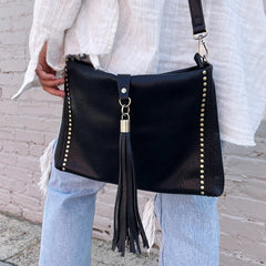 Marie Crossbody w/ Grommet Details