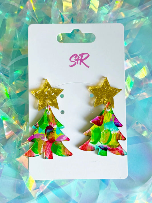Merry and Bright Art Tree