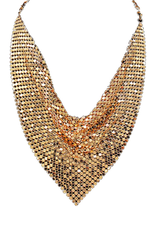 Mesh Chain Scarf Necklace