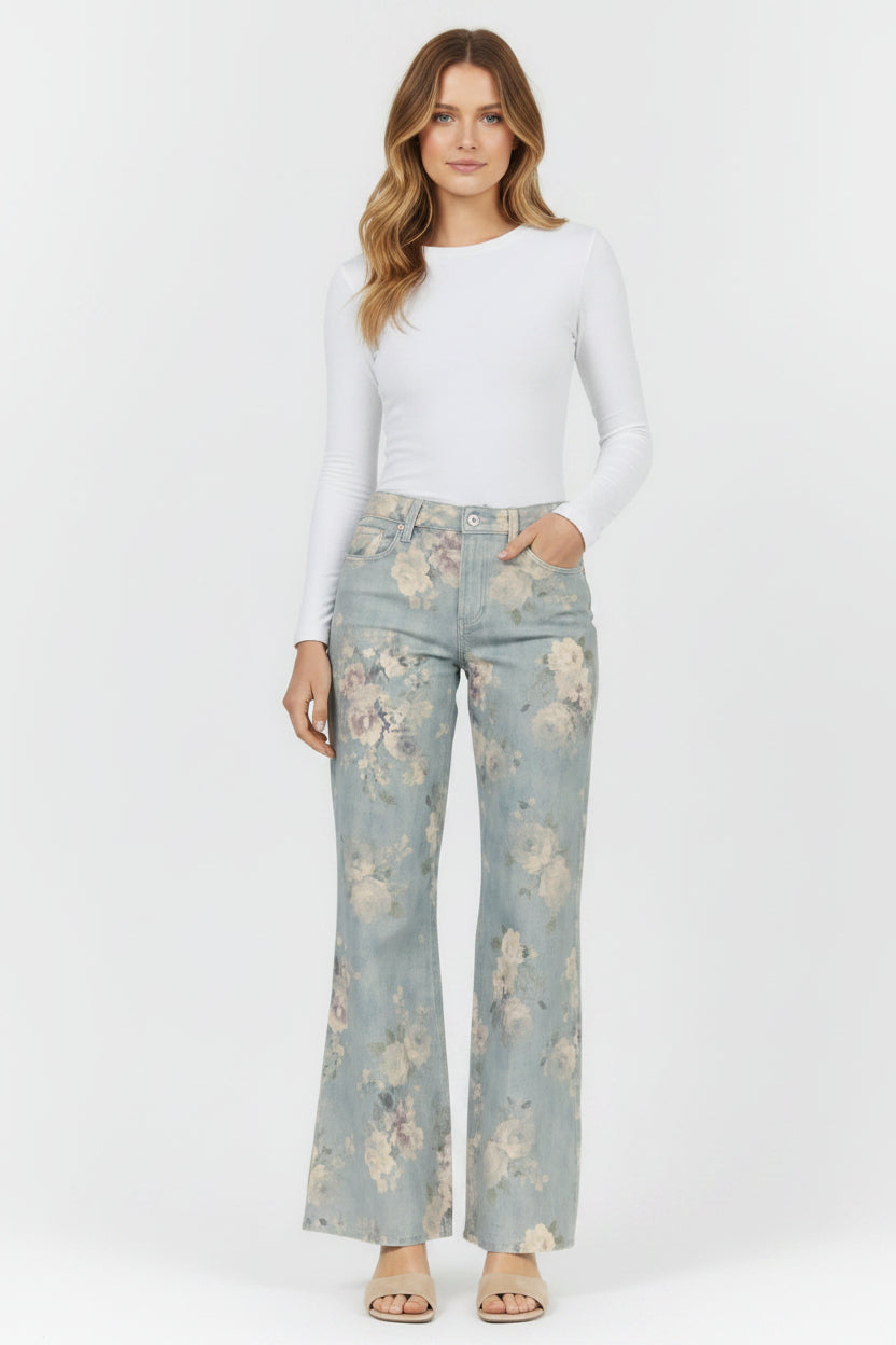 Mica Garden Sea Glass Jeans