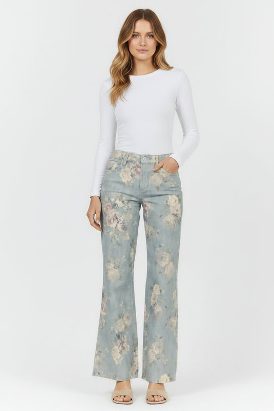 Mica Garden Sea Glass Jeans