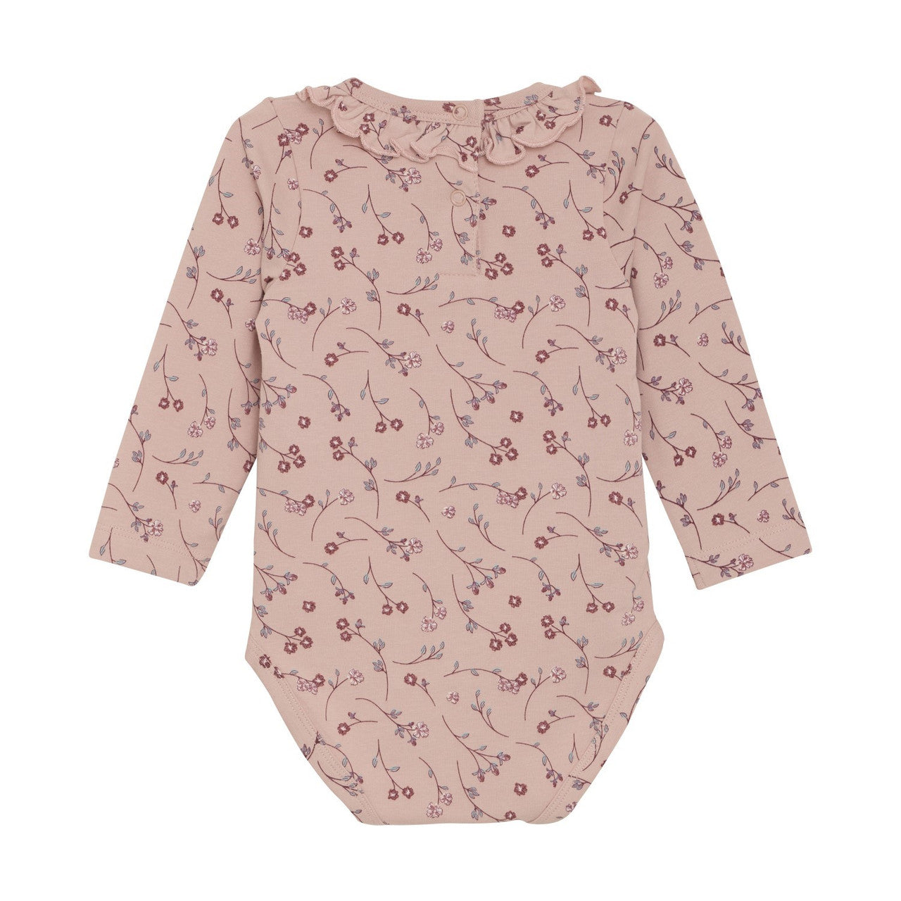 Girls LS Floral Bodysuit