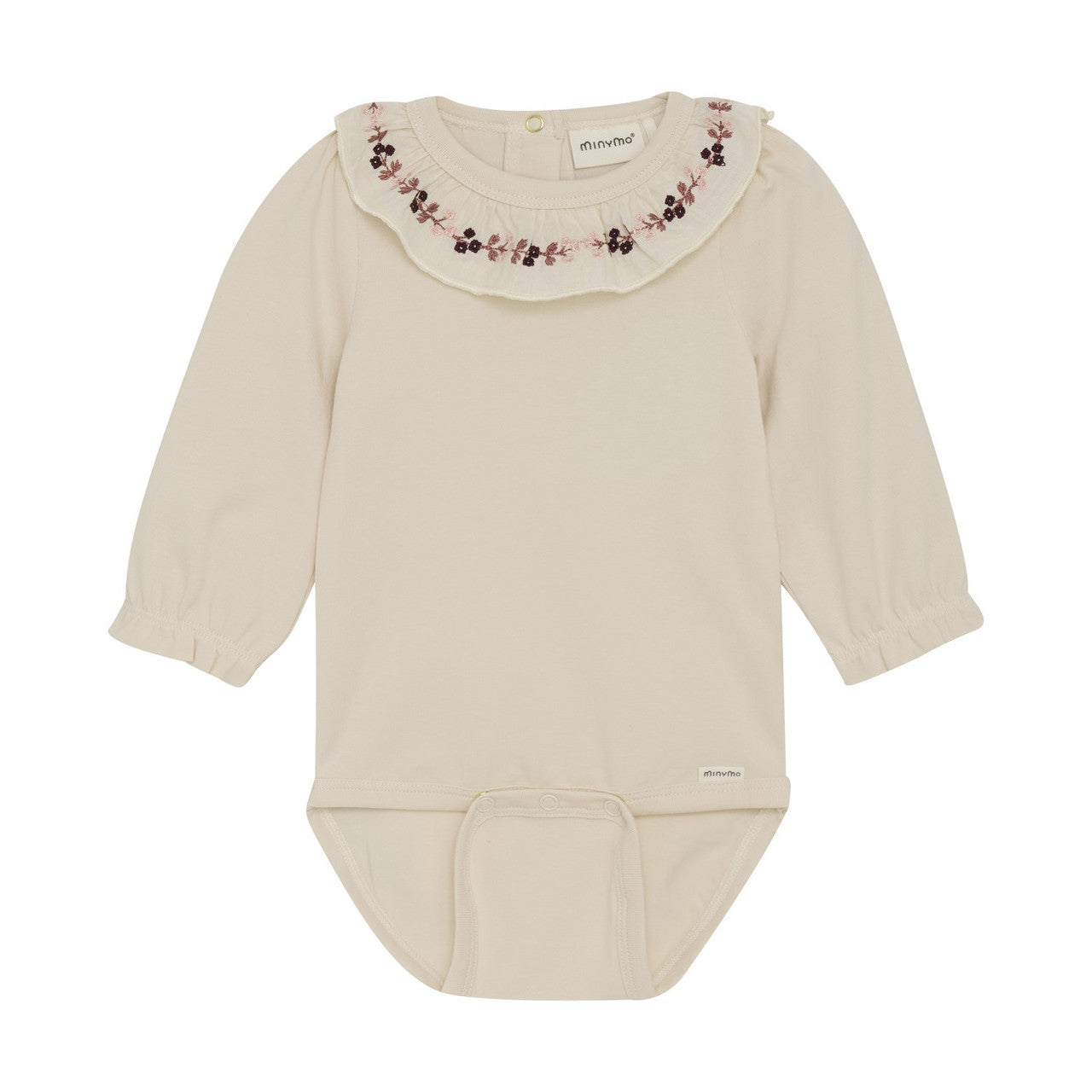 Girls LS Embroidered Bodysuit