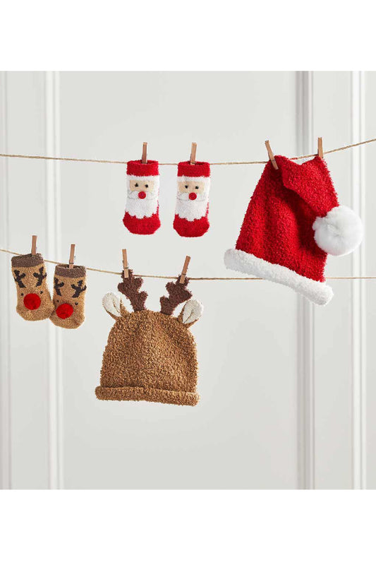 Christmas Hat & Sock Set