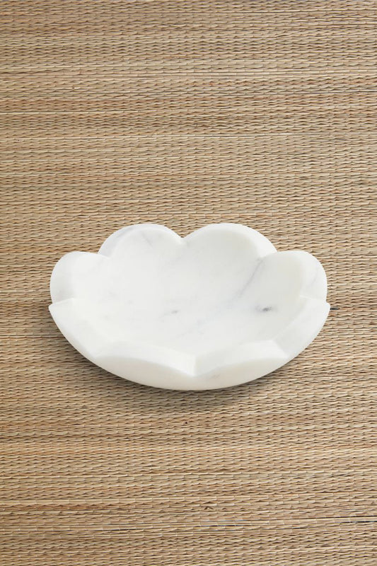 Scallop Marble Dish