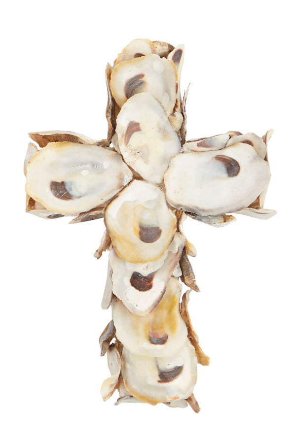 Oyster Cross Ornament