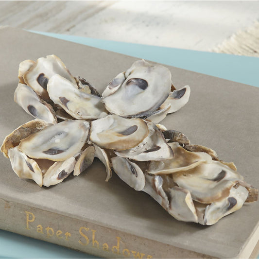 Oyster Cross Ornament