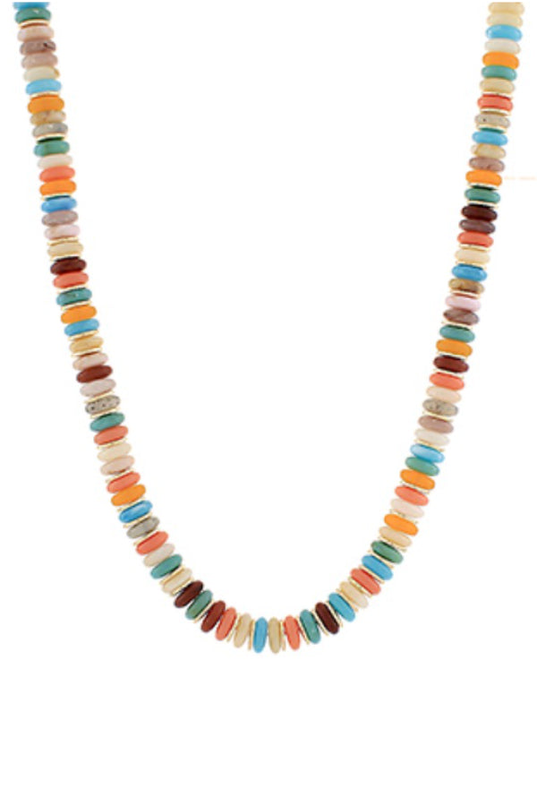 Multi Color Candy Bead Necklace