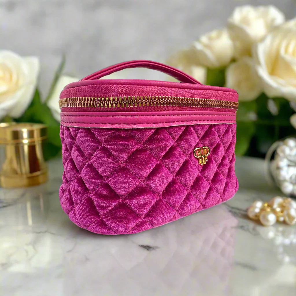 NEW Getaway Jewelry Case - Fuchsia Velvet