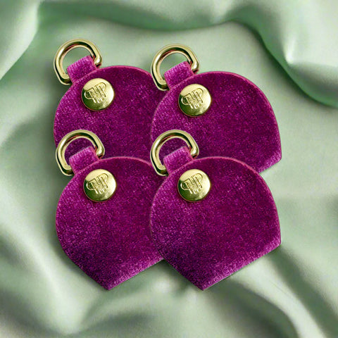 NEW Necklace Holders  - Fuchsia Velvet