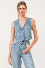 Norris Denim Top