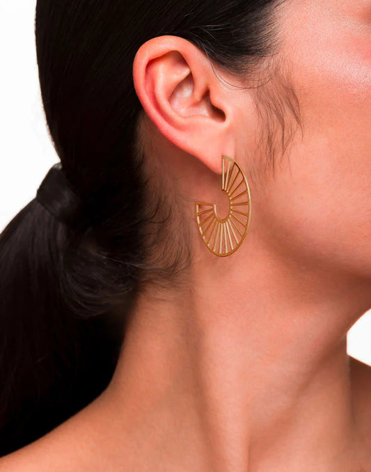 Ocean Whisper Hoops