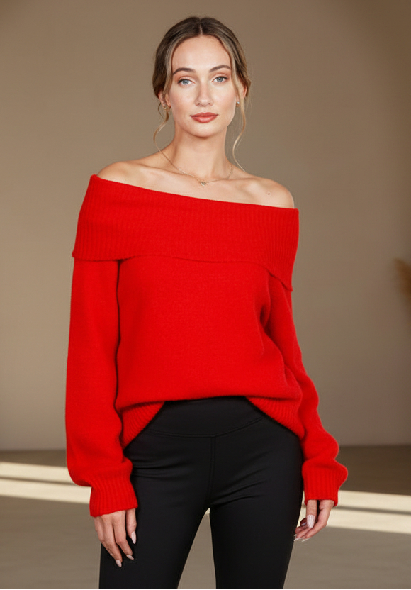 Off the Shoulder Sweater