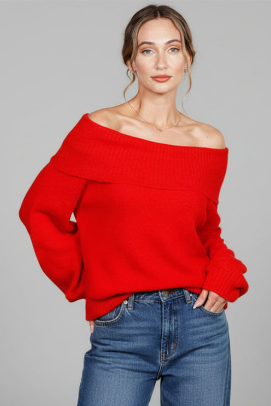 Off the Shoulder Sweater