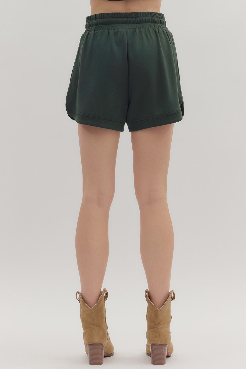 Luxeknit Half Zip Top & Shorts Set