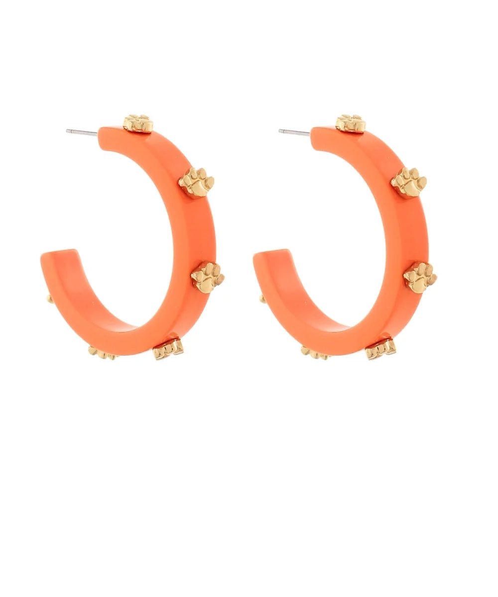 Paw Station Acetate Hoops