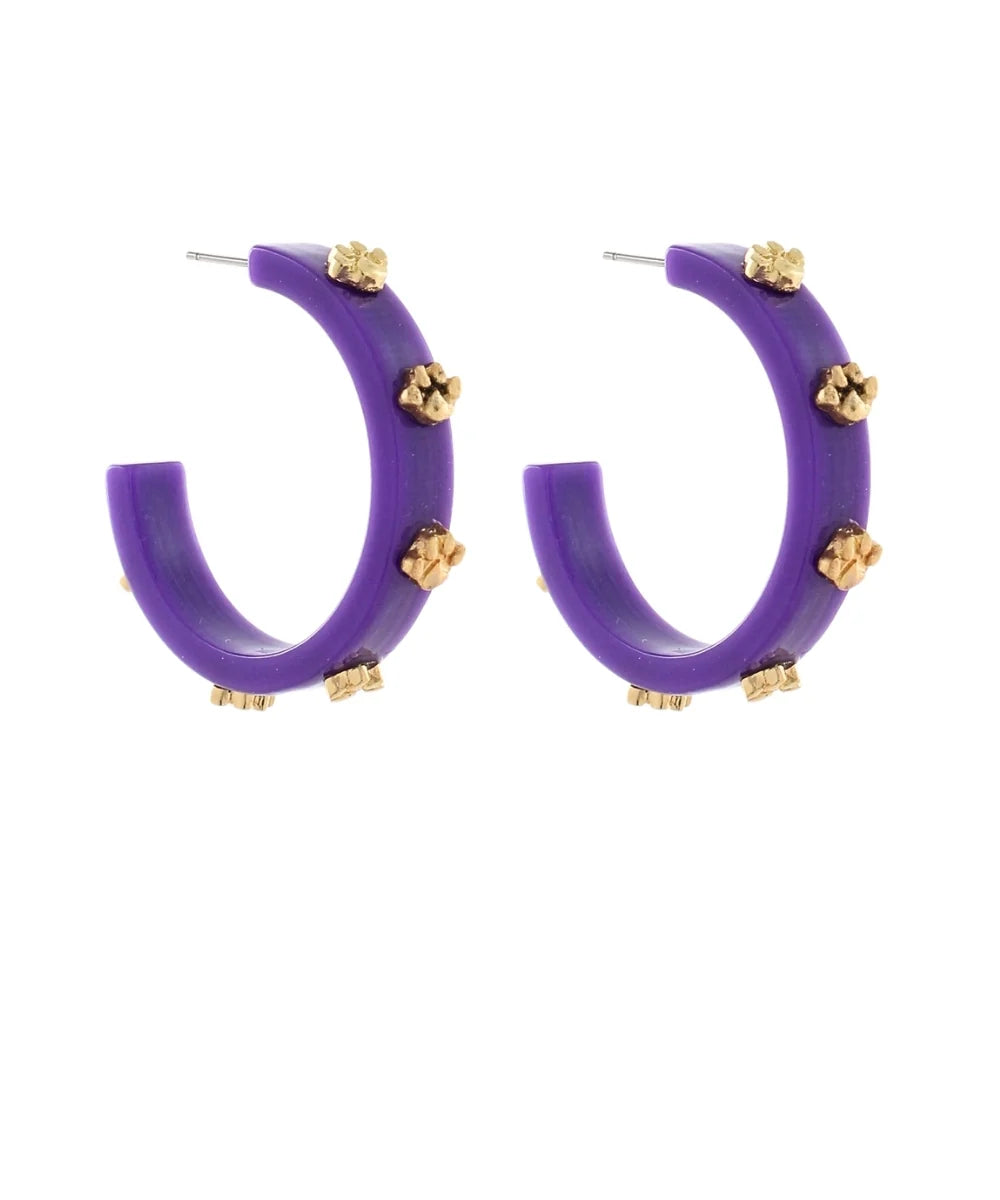 Paw Station Acetate Hoops