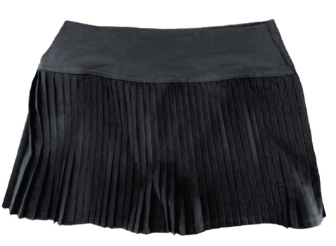 Black Pleated Skort