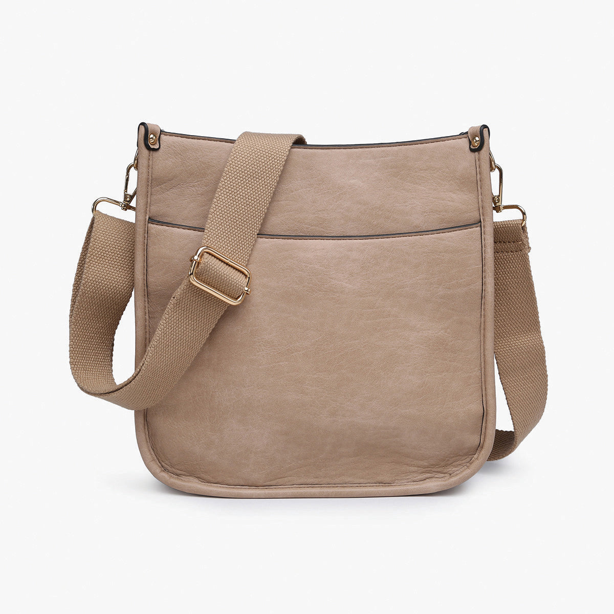 Beige Posie Crossbody Purse