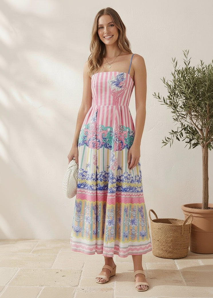Pretty in Pink Maxi Dress