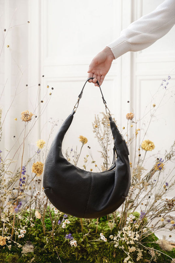 Adjustable Strap Crossbody Bag Vantamo Women Trendy Crescent Crossbody Bag Retro Hobo Clutch Adjustable Strap Vegan Leather main image 1