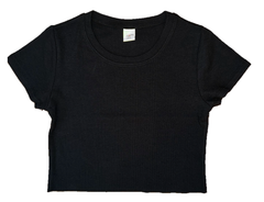 Ribbed Seamless Boxy Tee